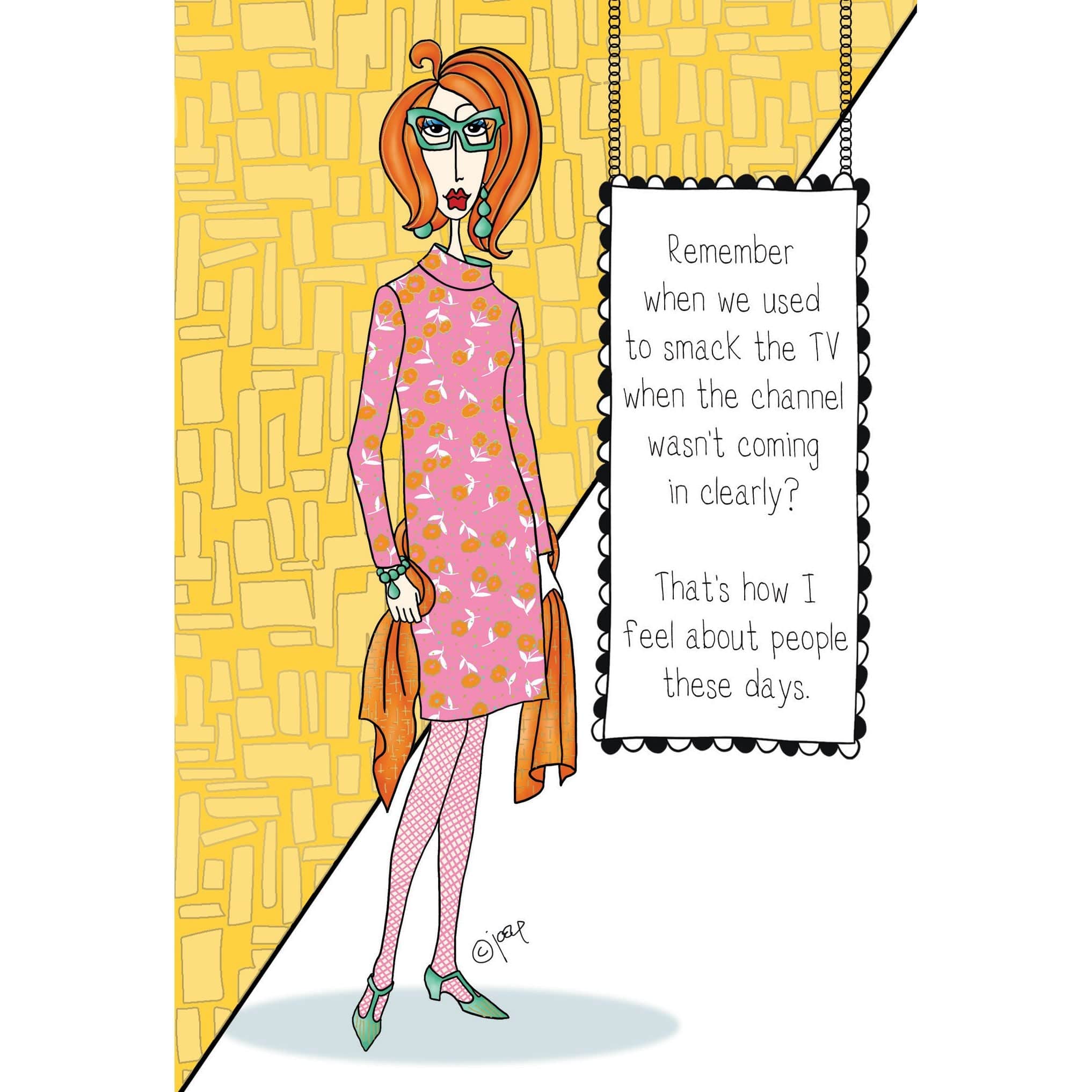 People These Days Dolly Mamas birthday card from Cardmore featuring colorful floral and playful design for everyday occasions